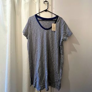Target Casual Striped Tee Dress - Size XXL